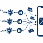 Smartphone receiving spam texts from a chain of data broker nodes — who is selling my phone number