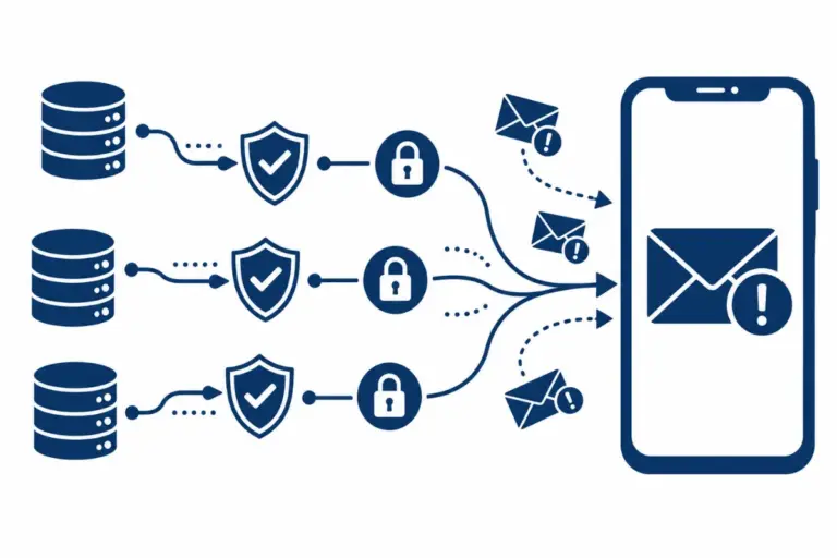 Smartphone receiving spam texts from a chain of data broker nodes — who is selling my phone number